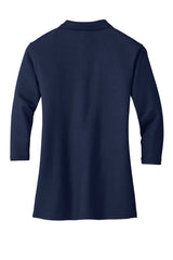Port Authority Ladies Silk Touch 3/4-Sleeve Polo. L562