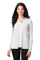 Port Authority Women's Concept Stretch Button-Front Cardigan. LM1008
