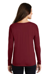 District Women's Drapey Long Sleeve Tee. DM413 District