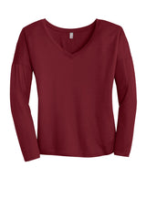 District Women's Drapey Long Sleeve Tee. DM413 District