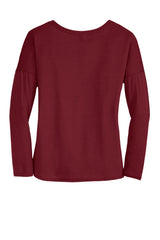 District Women's Drapey Long Sleeve Tee. DM413 District