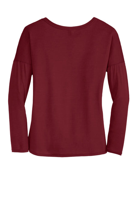 District Women's Drapey Long Sleeve Tee. DM413 District
