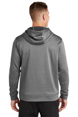 Sport-Tek Men's PosiCharge Sport-Wick Heather Fleece Hooded Pullover ST264