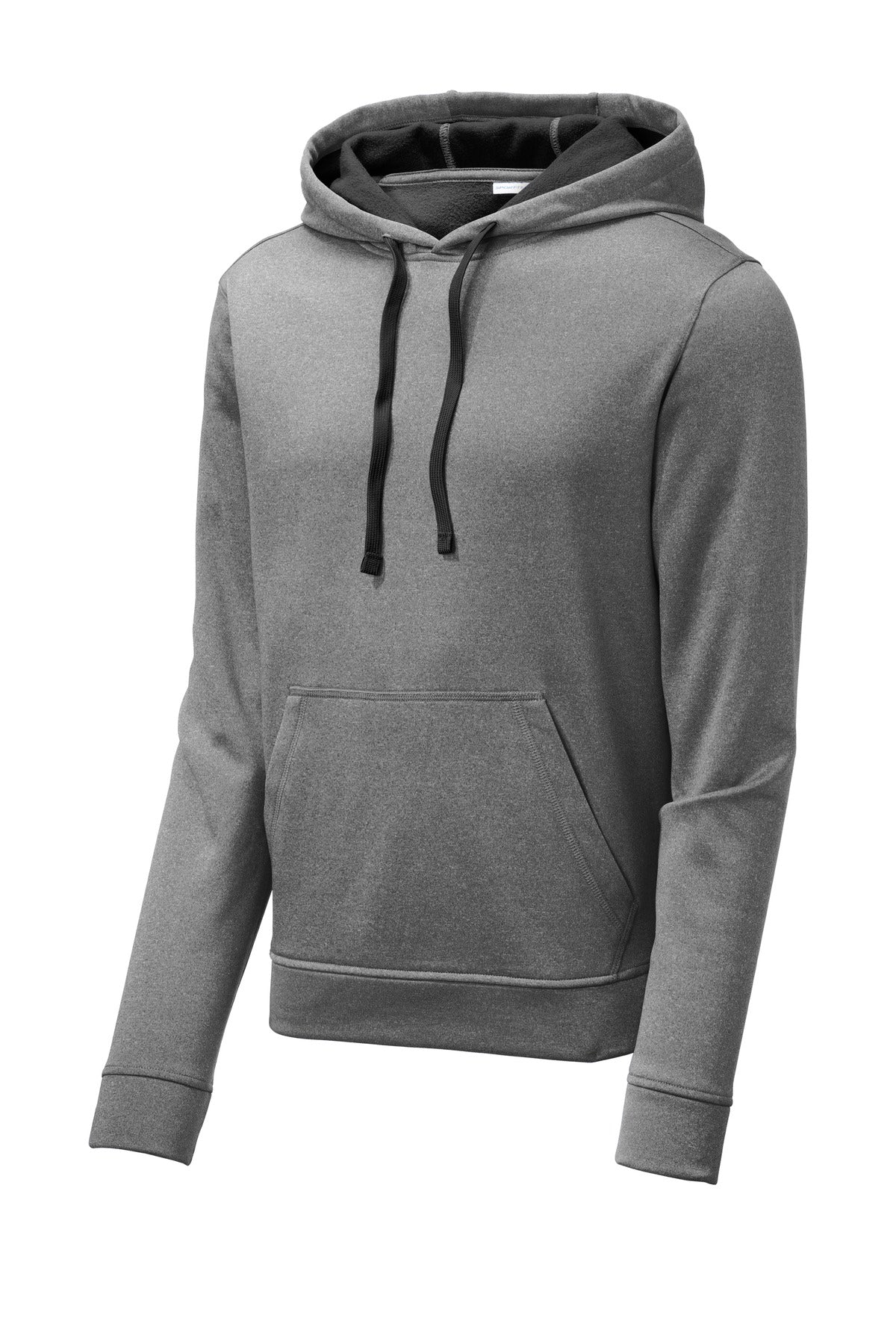 Sport-Tek Men's PosiCharge Sport-Wick Heather Fleece Hooded Pullover ST264