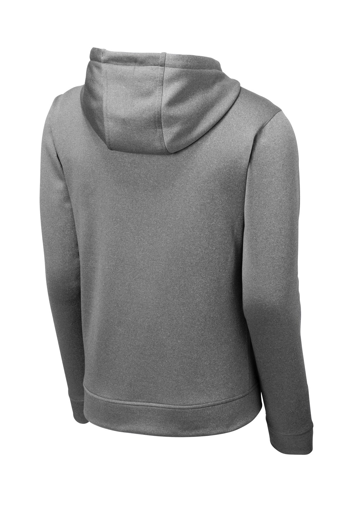 Sport-Tek Men's PosiCharge Sport-Wick Heather Fleece Hooded Pullover ST264