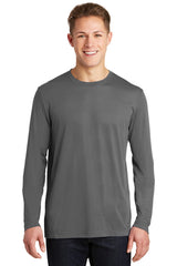 Sport-Tek Men's Long Sleeve PosiCharge Competitor Cotton Touch Tee. ST450LS