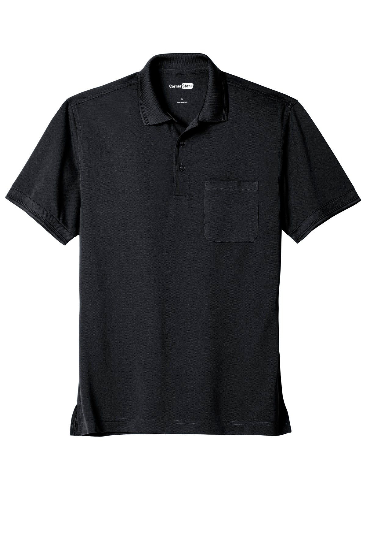 CornerStone Men's Industrial Snag-Proof Pique Pocket Polo. CS4020P CornerStone