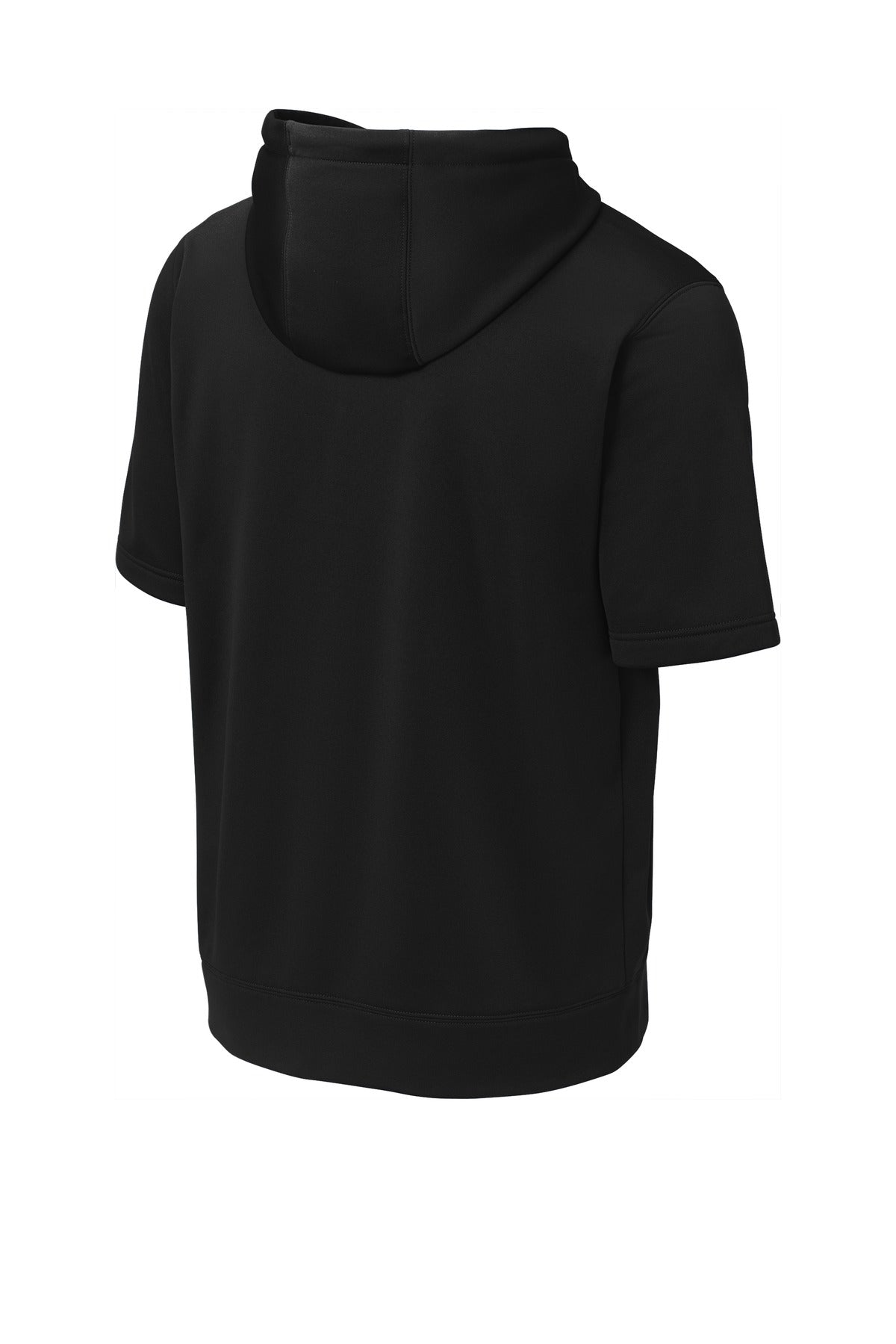 Sport-Tek Men's Sport-Wick Fleece Short Sleeve Hooded Pullover