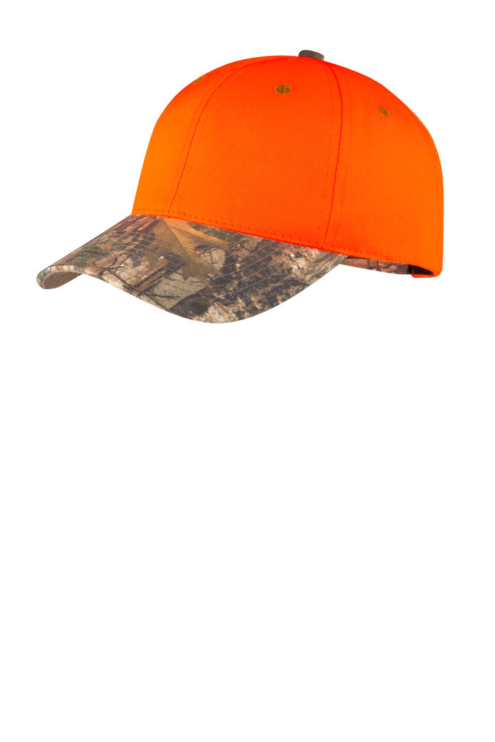 Port Authority Enhanced Visibility Cap with Camo Brim