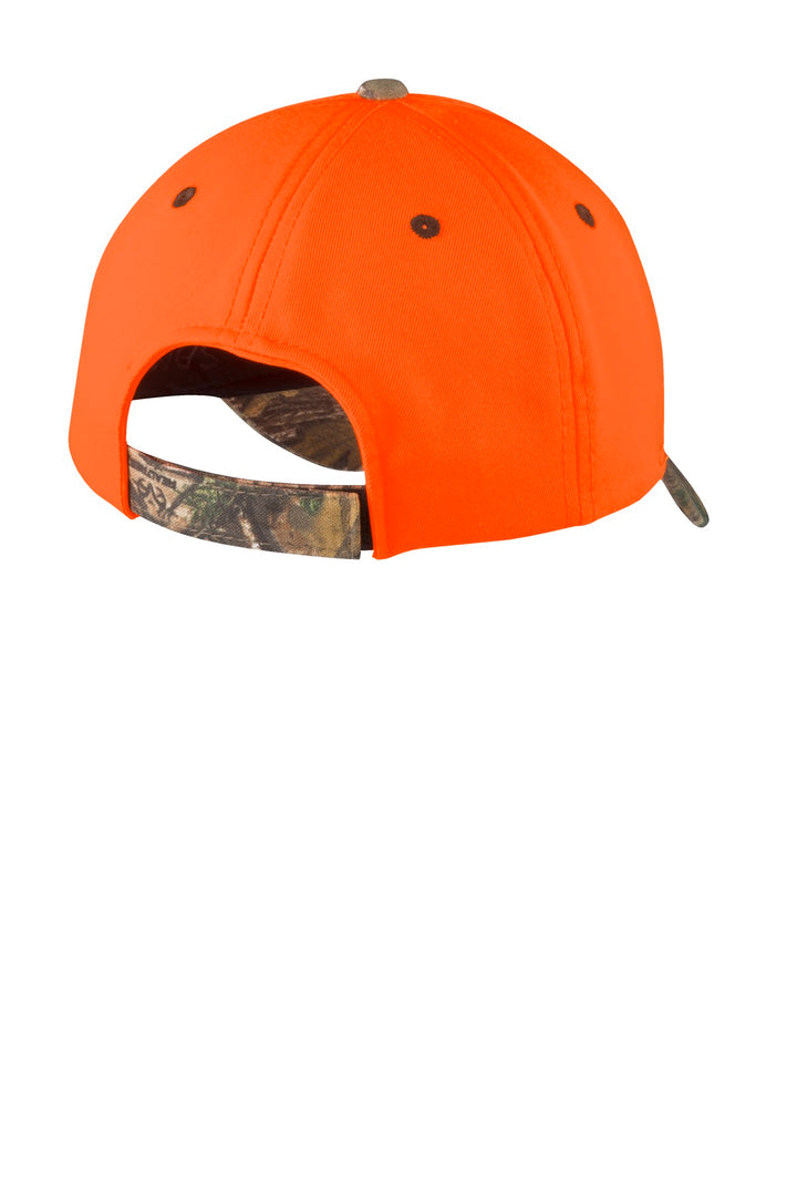 Port Authority Enhanced Visibility Cap with Camo Brim