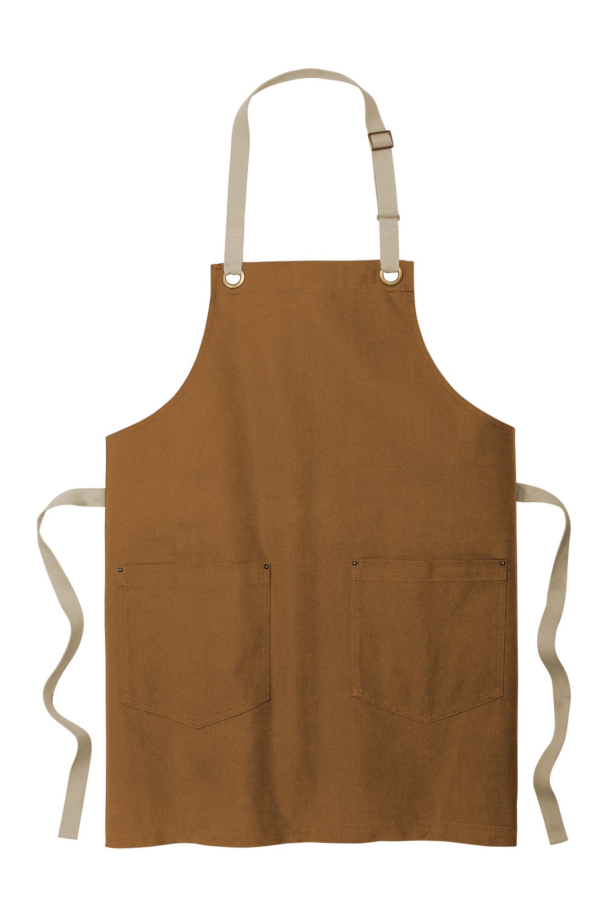 Port Authority Canvas Full-Length Two-Pocket Apron A815 Unisex Accessories Aprons