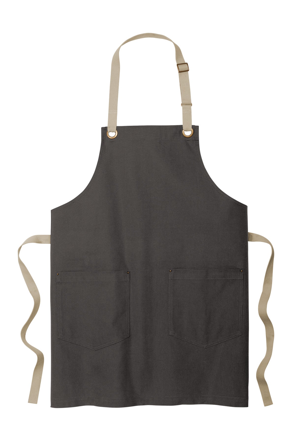 Port Authority Canvas Full-Length Two-Pocket Apron A815 Unisex Accessories Aprons