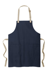 Port Authority Canvas Full-Length Two-Pocket Apron A815 Unisex Accessories Aprons