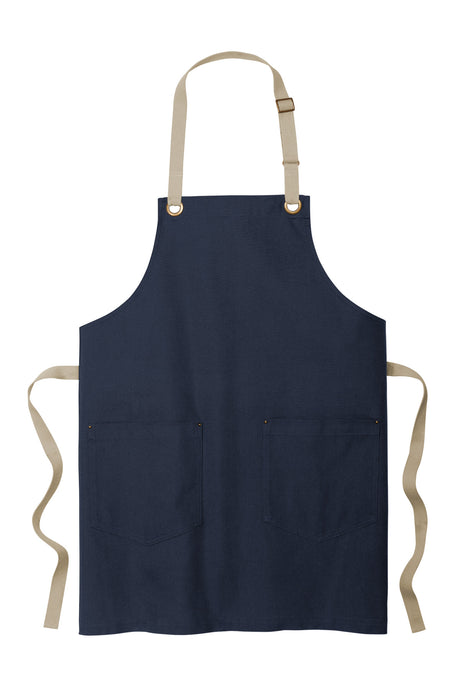 Port Authority Canvas Full-Length Two-Pocket Apron A815 Unisex Accessories Aprons