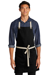 Port Authority Canvas Full-Length Two-Pocket Apron A815 Unisex Accessories Aprons