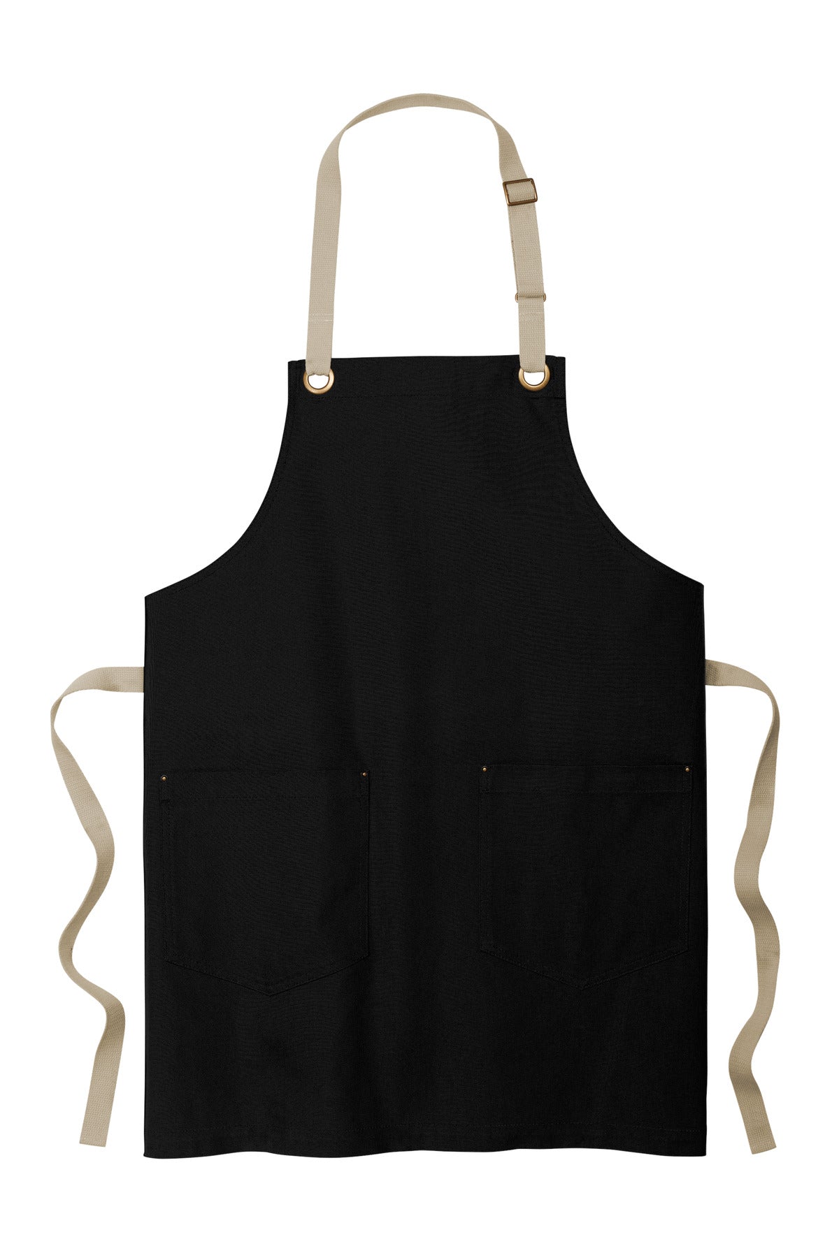 Port Authority Canvas Full-Length Two-Pocket Apron A815 Unisex Accessories Aprons