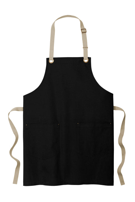 Port Authority Canvas Full-Length Two-Pocket Apron A815 Unisex Accessories Aprons
