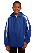 Sport-Tek Youth Fleece-Lined Colorblock Jacket