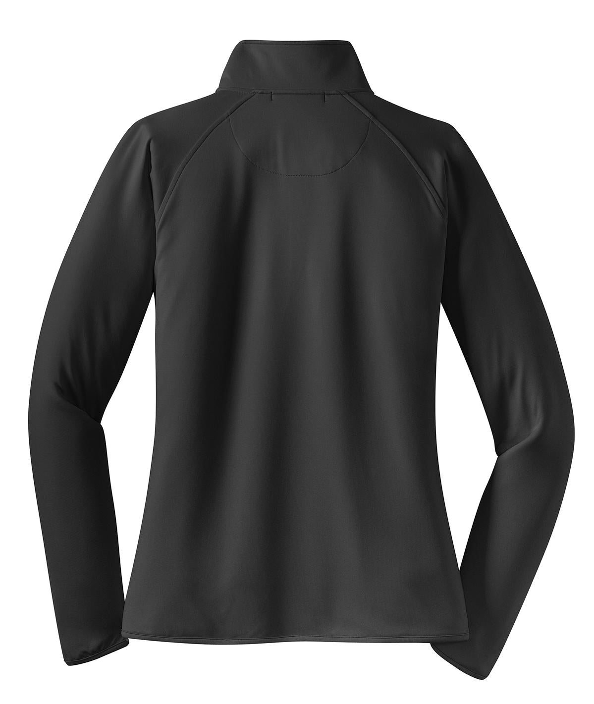 Sport-Tek Ladies Sport-Wick Stretch 1/2-Zip Pullover. LST850 1 of 2