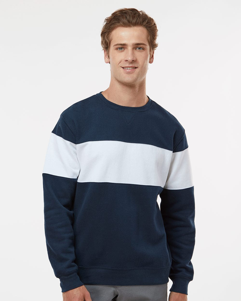 J. America Varsity Fleece Crewneck Sweatshirt J. America
