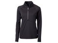 Cutter & Buck Adapt Eco Knit Stretch Recycled Womens Half Zip Pullover Cutter & Buck