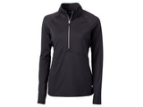 Cutter & Buck Adapt Eco Knit Stretch Recycled Womens Half Zip Pullover Cutter & Buck