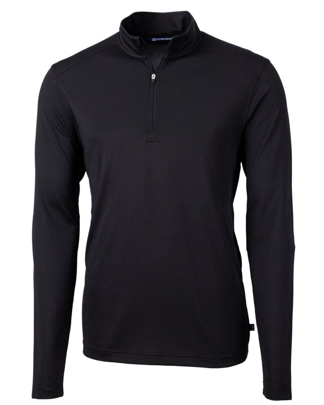 Cutter & Buck Virtue Eco Pique Recycled Quarter Zip Mens Big & Tall Pullover Cutter & Buck