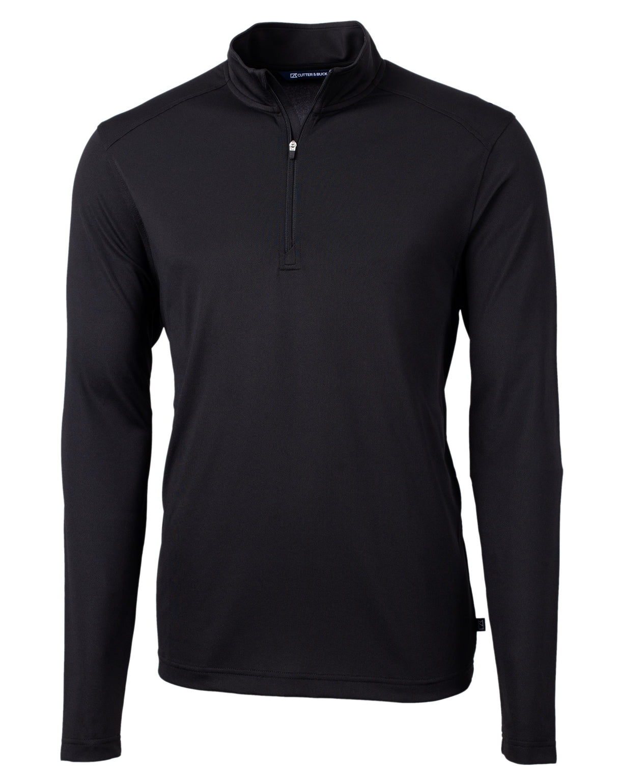 Cutter & Buck Virtue Eco Pique Recycled Quarter Zip Mens Big & Tall Pullover Cutter & Buck