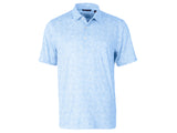 Cutter & Buck Pike Constellation Print Stretch Mens Polo Cutter & Buck