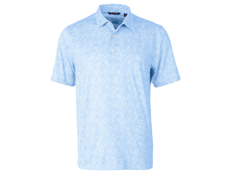 Cutter & Buck Pike Constellation Print Stretch Mens Polo Cutter & Buck