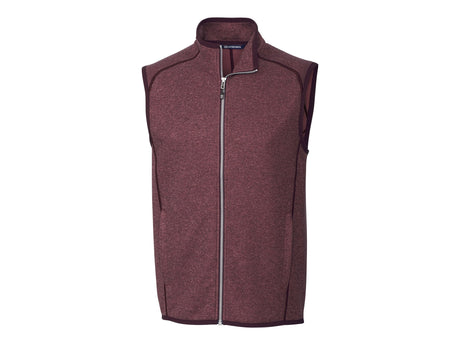 Cutter & Buck Mainsail Sweater-Knit Mens Full Zip Vest Cutter & Buck