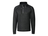 Cutter & Buck Mainsail Sweater-Knit Mens Big and Tall Half Zip Pullover Jacket Cutter & Buck