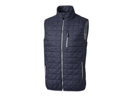 Cutter & Buck Rainier PrimaLoft® Mens Big and Tall Eco Insulated Full Zip Puffer Vest Cutter & Buck
