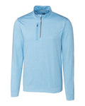 Cutter & Buck Stealth Heathered Quarter Zip Mens Pullover Cutter & Buck