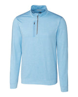 Cutter & Buck Stealth Heathered Quarter Zip Mens Pullover Cutter & Buck