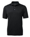 Cutter & Buck Virtue Eco Pique Tile Print Recycled Mens Big & Tall Polo Cutter & Buck