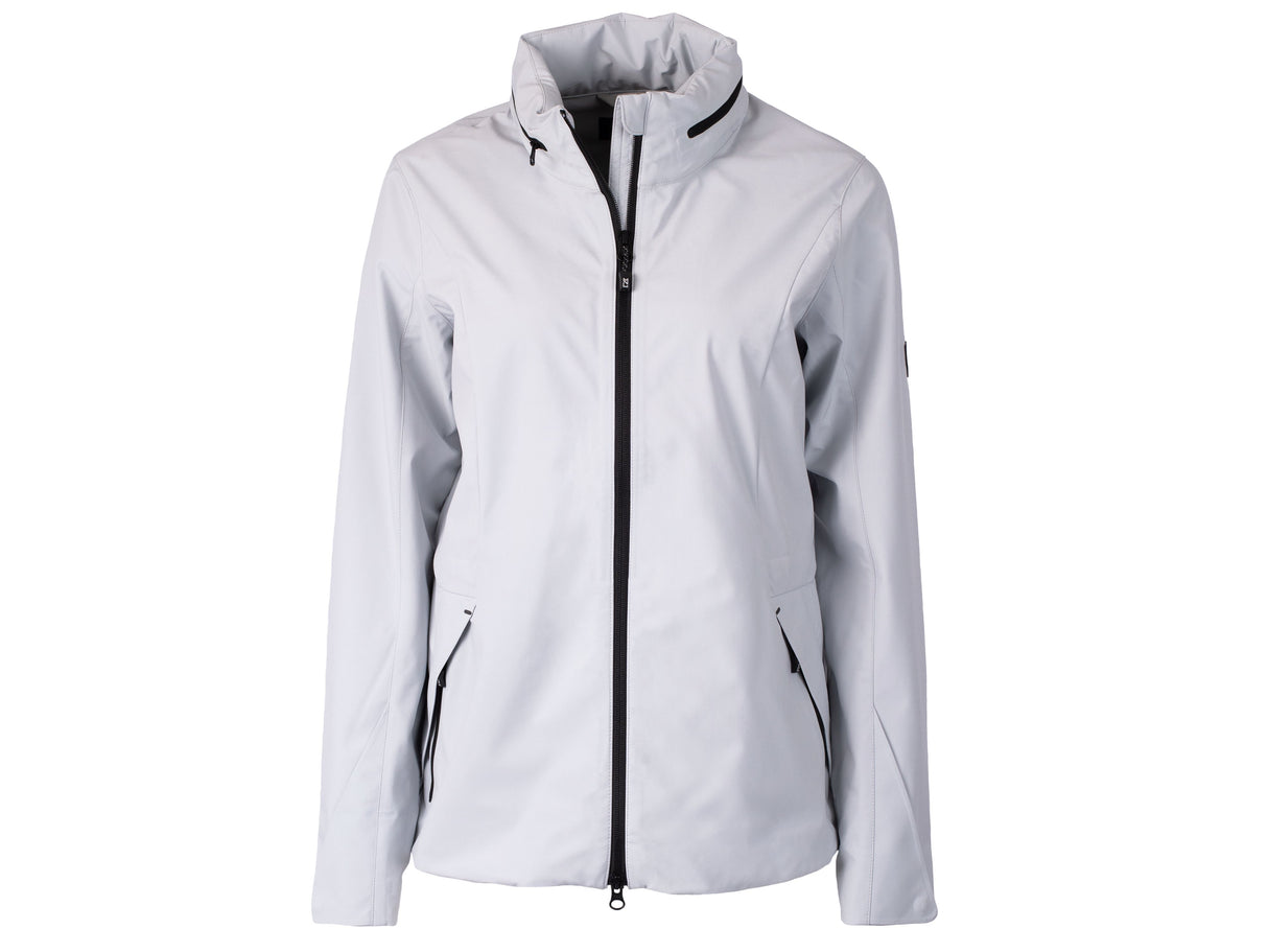 Cutter & Buck Vapor Water Repellent Stretch Womens Full Zip Rain Jacket Cutter & Buck