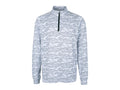 Cutter & Buck Traverse Camo Print Stretch Quarter Zip Mens Pullover Cutter & Buck