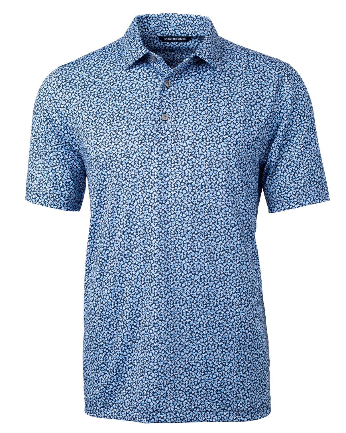 Cutter & Buck Pike Magnolia Print Stretch Men's Polo Cutter & Buck