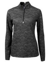 Cutter & Buck Traverse Camo Print Stretch Quarter Zip Womens Pullover Cutter & Buck