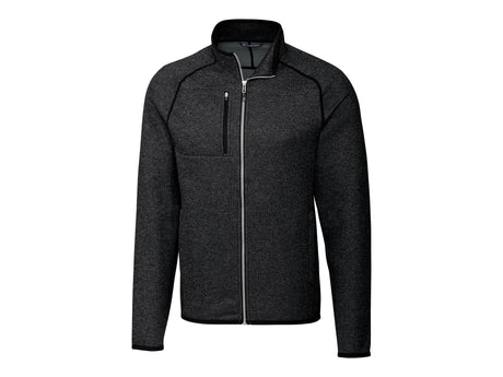 Cutter & Buck Mainsail Sweater-Knit Mens Big and Tall Full Zip Jacket Cutter & Buck