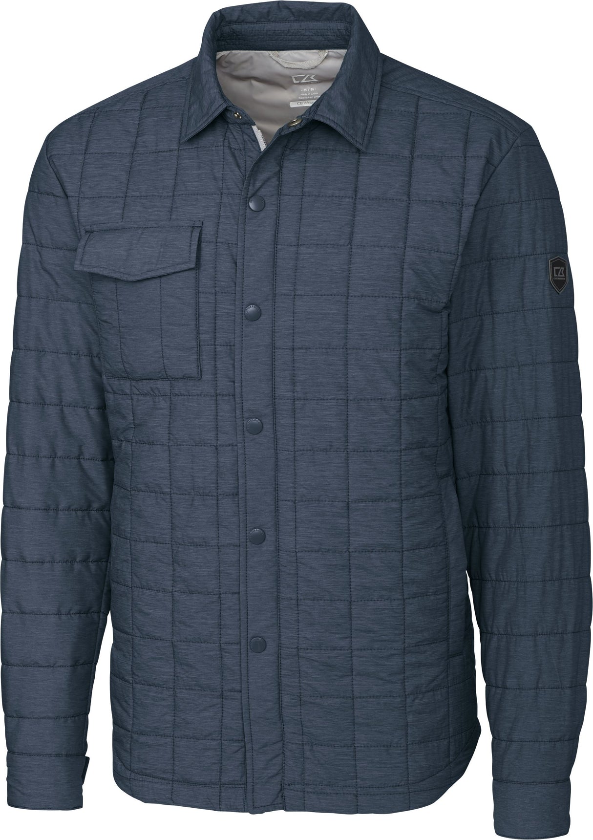 Cutter & Buck Rainier PrimaLoft® Mens Eco Insulated Quilted Shirt Jacket Cutter & Buck