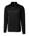 Cutter & Buck Traverse Stripe Stretch Quarter Zip Mens Pullover Cutter & Buck