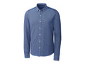 Cutter & Buck Advantage Tri-Blend Pique Long Sleeve Knitted Men's Button Down Cutter & Buck