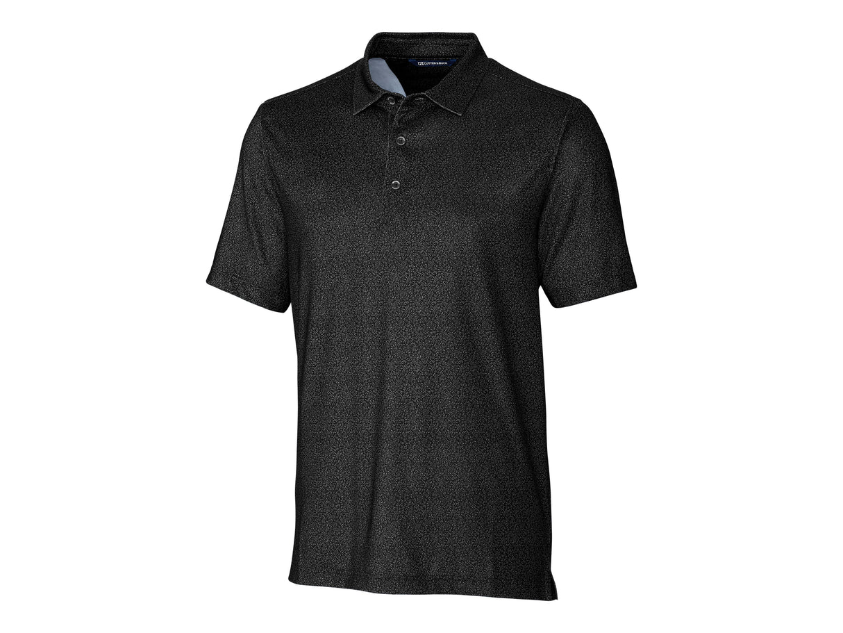Cutter & Buck Pike Micro Floral Print Stretch Mens Polo Cutter & Buck