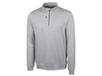 Cutter & Buck Stealth Heathered Mens Big and Tall  Quarter Zip Pullover Cutter & Buck