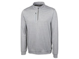 Cutter & Buck Stealth Heathered Mens Big and Tall  Quarter Zip Pullover Cutter & Buck