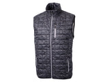 Cutter & Buck Rainier PrimaLoft® Mens Eco Insulated Full Zip Printed Puffer Vest Cutter & Buck