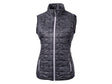Cutter & Buck Rainier PrimaLoft® Womens Eco Insulated Full Zip Printed Puffer Vest Cutter & Buck