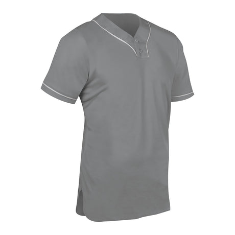 Champro Men's Heater 2-Button Piped Baseball Jersey Champro